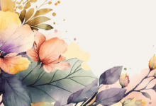 Background:1p9sda2r3ui= Watercolor Flowers