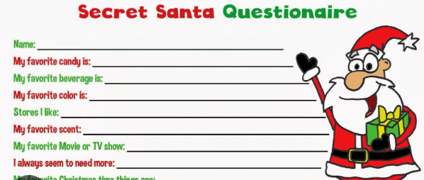 Free Printable:Fqeu6cchfj4= Printable Secret Santa Questions