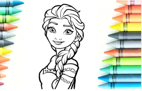 Free Printable:3m9gm1j2dbu= Frozen Coloring Pages